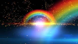 4K Beautiful Double Rainbow Spiritual Realm Animation Background