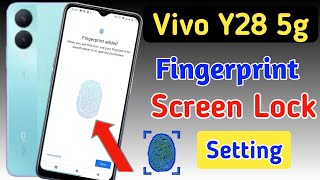 Vivo y28 5g fingerprint screen lock | fingerprint lock setting in Vivo y28 5g | Vivo pattern lock screenshot 5