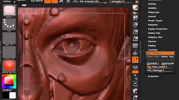 Zbrush 4R5 Topology Workflow Creating New Topology ) 2 of 4