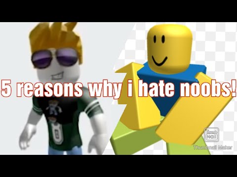 Luisgamercool 23 5 Reasons Why I Hate Noobs Roblox Youtube - i hate noobs roblox