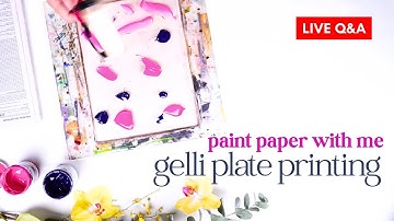 Level Up Your Mixed Media Art Skills | Gelli Printing
