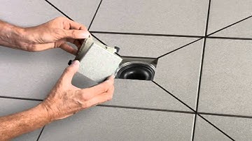 Fixer Tips: How to install a Schlüter-KERDI DRAIN Covering Support (Design 4)