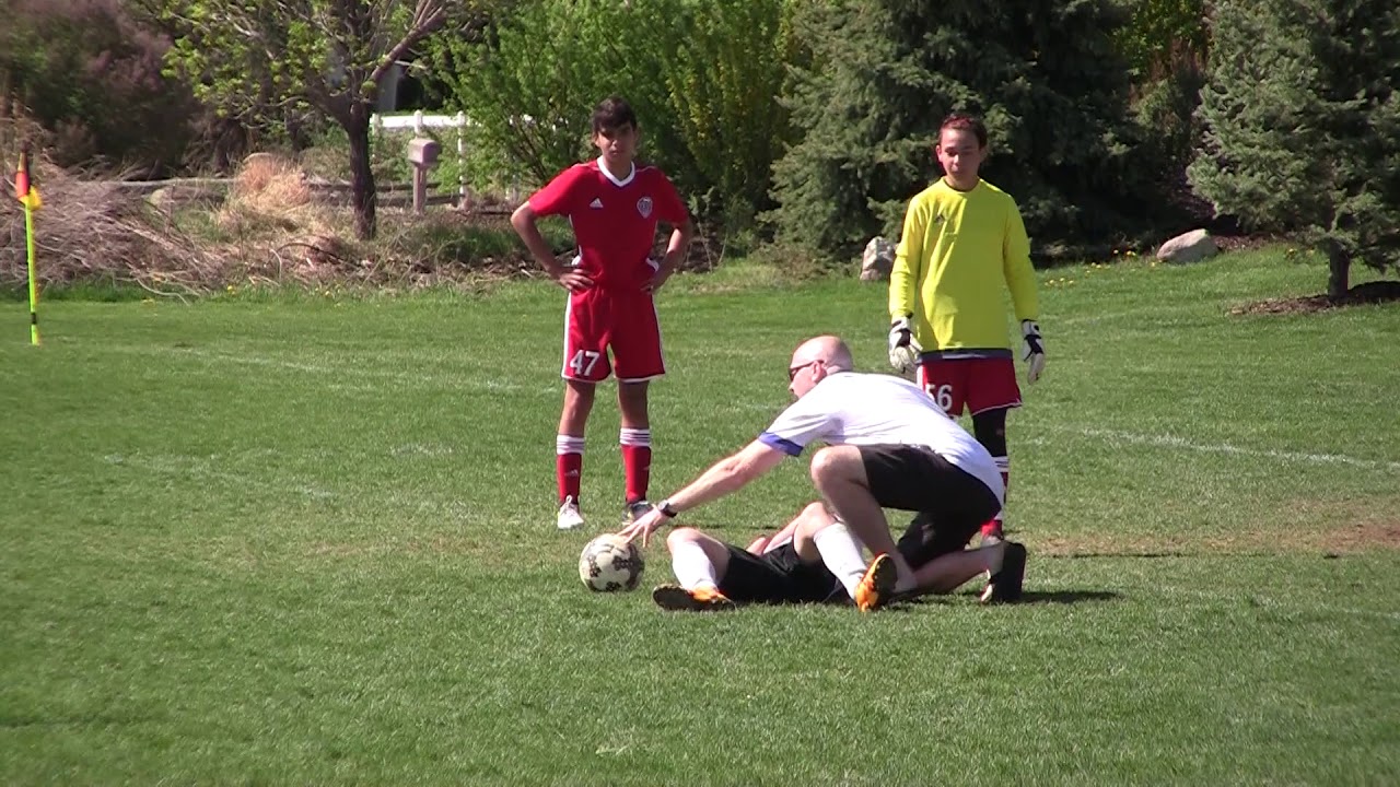 Elite FC 04 Blue vs USA Elite 04B Concussion Cleating YouTube