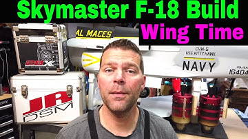 SKYMASTER F-18 - Build Video #4 - Main Flap Setup Puzzle.