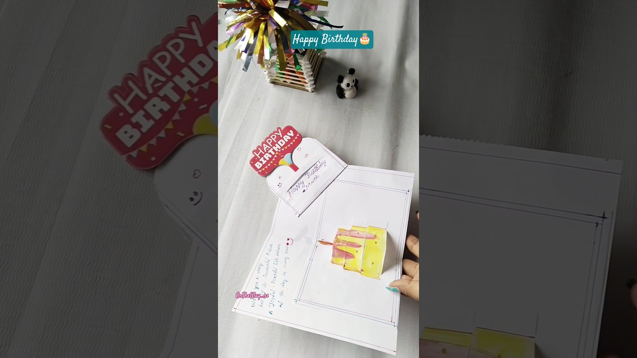 BirthdayCard making tutorial😍
