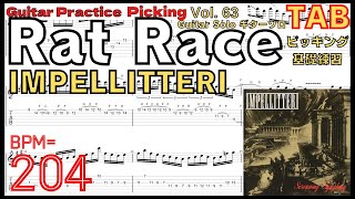 Rat Race - IMPELLITTERI Guitar Solo (TAB PDF & Guitar Pro files.（gp5）) - IMPELLITTERI