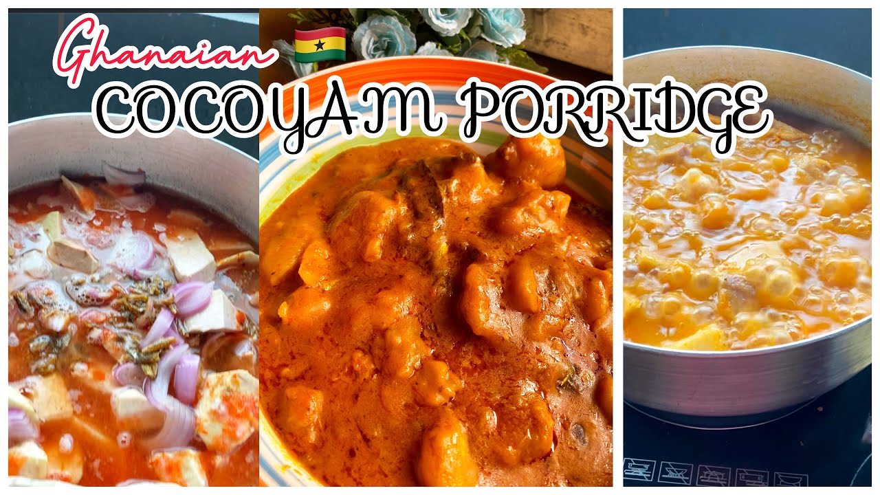 How to prepare Cocoyam porridge(mportomportor) the Ghanaian way #