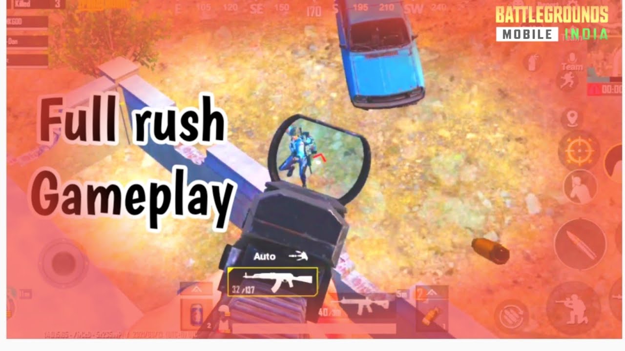 full gameplay | rush gameplay| Bridge champ | BGMI squad