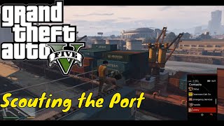 GTA 5 Scouting the Port Mission Complete Grand Theft Auto V 2021. screenshot 2
