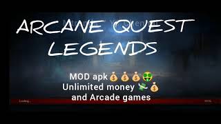 Arcane Quest Legends Offline RPG || MOD Apk|| hack | Unlimited money 💸💰🤑 & Arcane Gems💎💎💎 Free screenshot 1