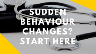 Has Your Dogs Behaviour Suddenly Changed? Start Here.