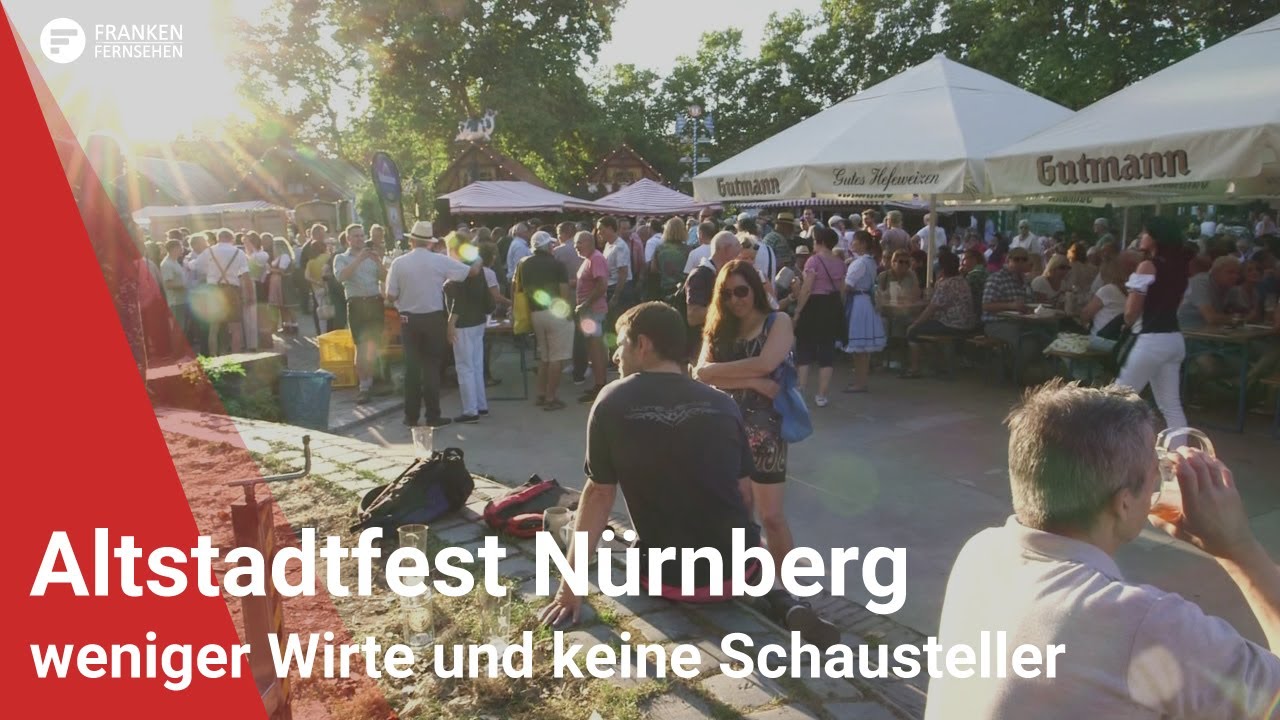 Altstadtfest Nürnberg schrumpft: weniger Wirte und keine Schausteller