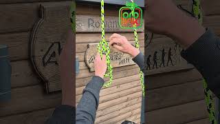 Bowline Yosemite tutorial. #arborist #climbing #knots #shorts #learnonyoutube