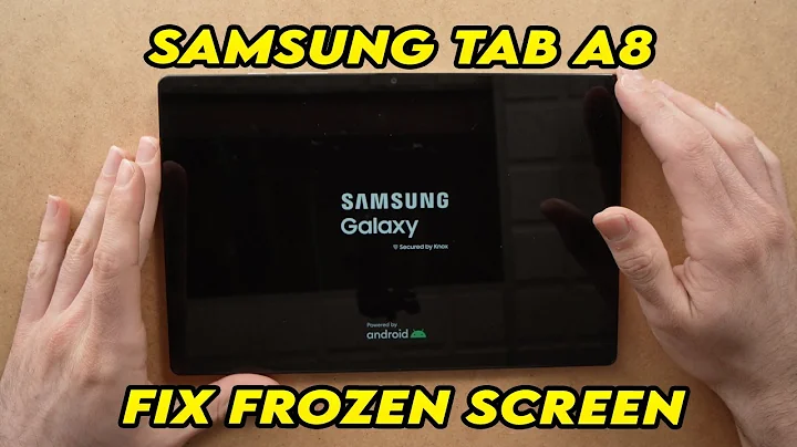 Samsung Galaxy Tab A8 : How to Fix Frozen Screen