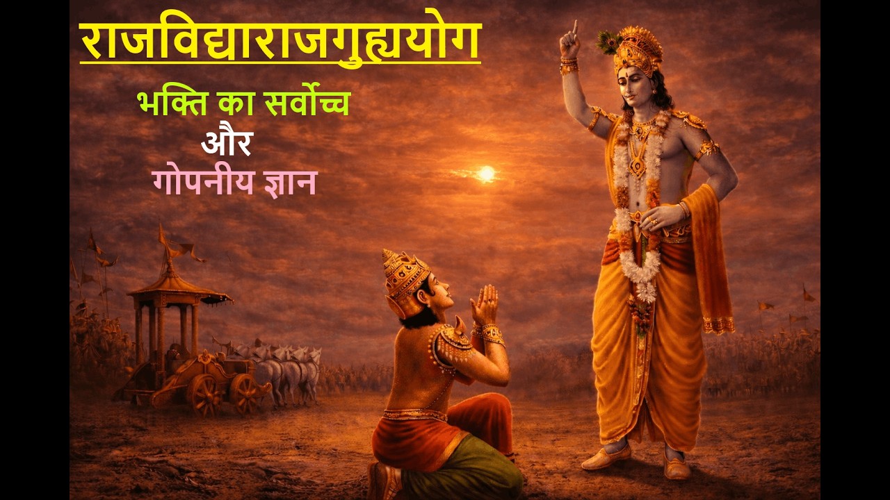राजविद्याराजगुह्ययोग – भक्ति का सर्वोच्च और गोपनीय ज्ञान II श्रीमद् भगवद्  गीता  का गहरा संदेश  II