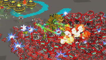 8 Bit Invaders - 2v2 MAD HARVESTING | Multiplayer Gameplay