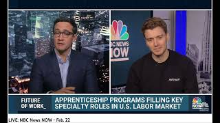 Apprenticeships Filling Key Digital Roles in Labor Market | Multiverse CEO Euan Blair on NBC