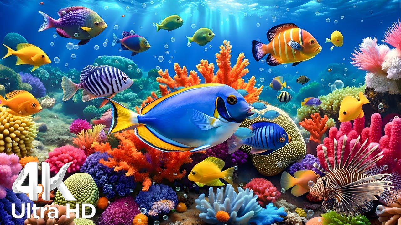 Underwater Wonders 4K – Marvel at Sea Animals in the Best 4K Aquarium 🐳 Relaxing Ocean Views #2