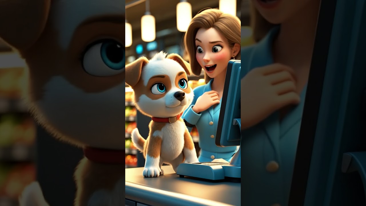 Gourmet Dog "Hypnotized" By Advertisement | Immediately Go To The Supermarket With VIP Card