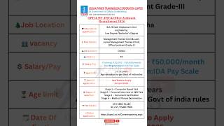 🔥 OPTCL Recruitment 2026 | 50 Govt Jobs | Salary ₹50,000 | Apply Online #jobtalks4u