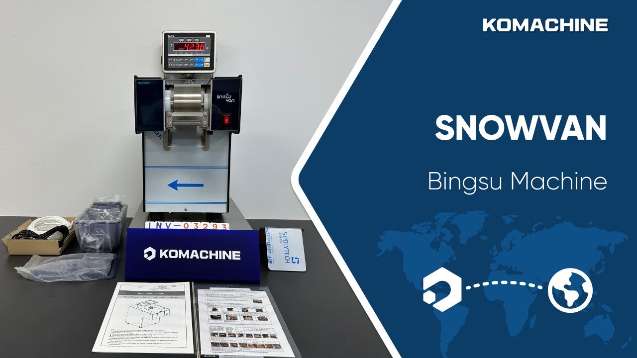 SNOWVAN / Bingsu Machine (NSD-151MW) / INV-03293 - YouTube