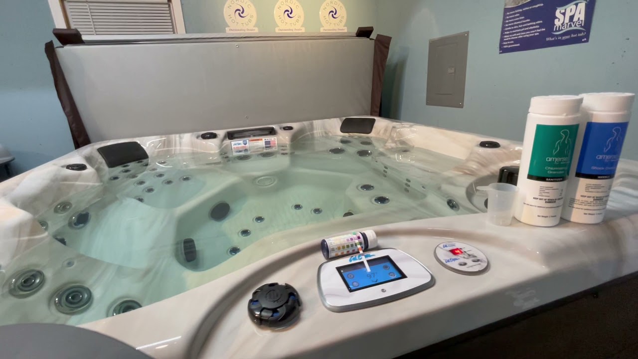 Using chlorine to sanitize hot tub YouTube