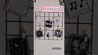 I Made a Pinterest Wall Grid From Scratch ✨ | DIY Room Decor #diy #wallgrid #pinterest #shorts