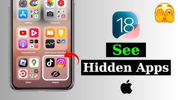 How To See Hidden Apps on iPhone iOS 18 | Show Hidden iPhone Apps