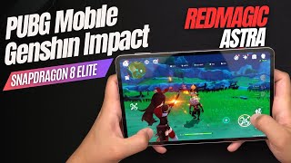 REDMAGIC Astra Gaming Tablet PUBG Mobile ve Genshin Impact Oyun Testi | Snapdragon 8 Elite screenshot 4