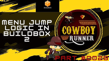menu jump logic in buildbox 2 || Part #0028