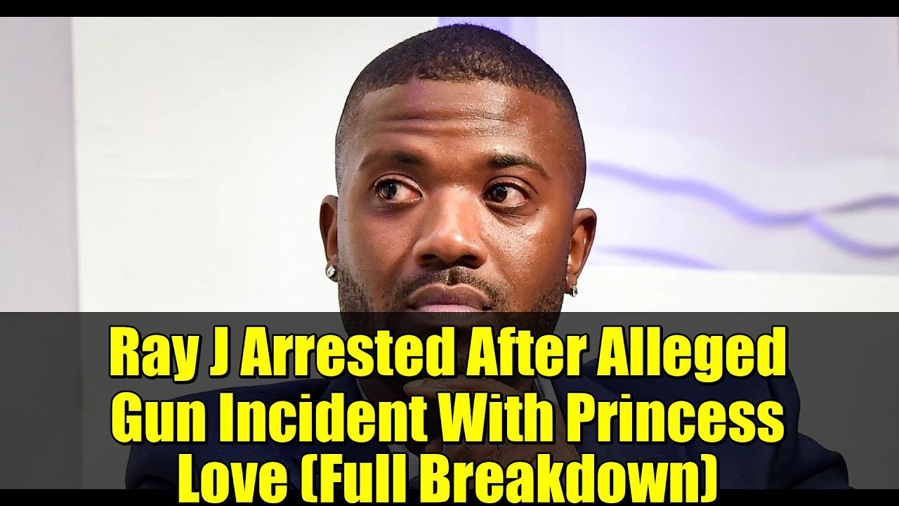 Рэй Джей арестован после предполагаемого инцидента с применением огнестрельного оружия в отношени...