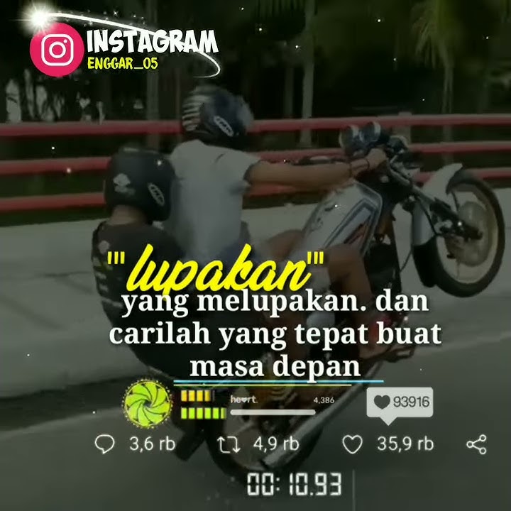 Story wa angkat ban pakai rx king