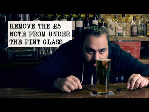 Remove The £5 Note From Under The Pint Glass | Full Task | Taskmaster