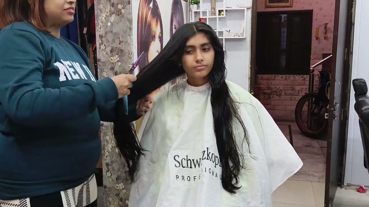 Long Hair U Cut Transformation ✨ U Shape Haircut ✂️ Long Hair U Cutting New Look 😲 Viral U Cutting