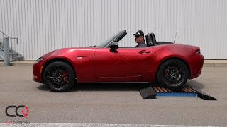 Mazda Mx-5 Slip and Roller test: easy with the Limited Slip Differential!