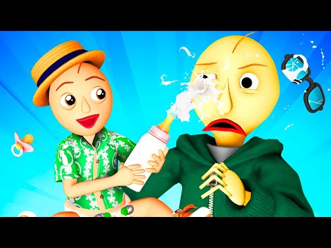 видео: 💖РЕБЕНОК БАЛДИ - ФИЛЬМ 🎬 (Балдик Все Серии Подряд Baldi's Basics Classic Remastered 3D Анимация)