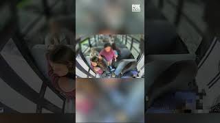 Tenth grader stops moving school bus after driver's medical emergency.