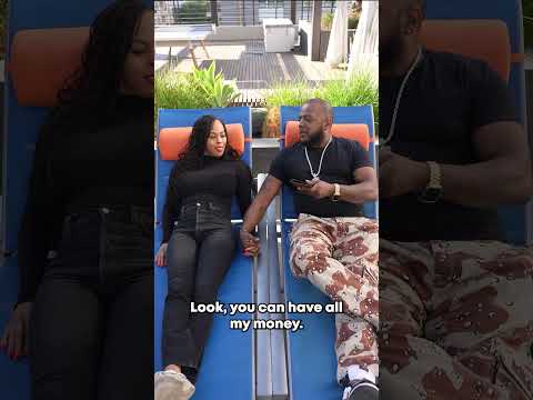 When you ask a man a serious question!