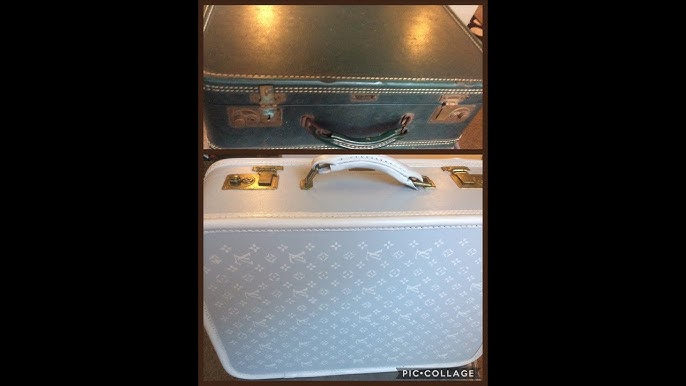 Painted Vintage Suitcase! Step-by-Step: from glum to GLAM.