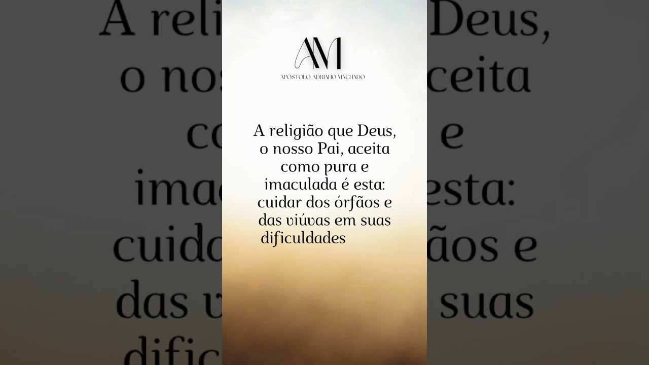 Tiago 1.27 - versículos diários