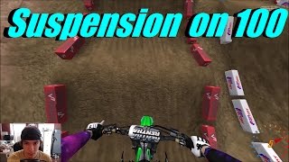 MX Simulator - suspension on 100 - "2017 Supercross Rd 02 - San Diego"