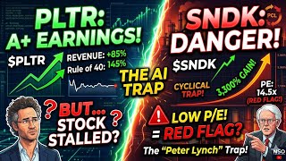 PLTR Crushed Earnings, So Why Did It Stall? (Plus: The SNDK Trap)