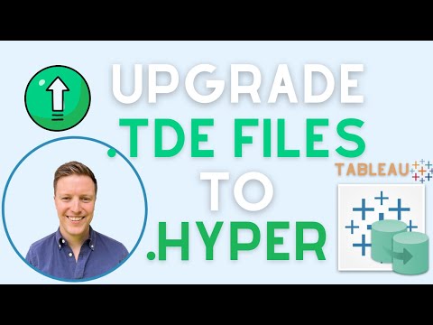 How to Upgrade Tableau Extract Files From .tde to .hyper (Error Code: 38343434)