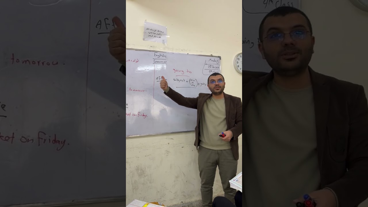 ​شرح زمن المستقبل مع will & going to