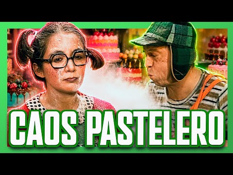 El Chavo del 8: El Chavo and La Chilindrina try to bake a cake