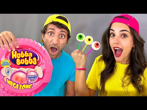 ASMR MUKBANG Rainbow Desserts 챌린지 먹방 Color food challenge by Two PLAYERS