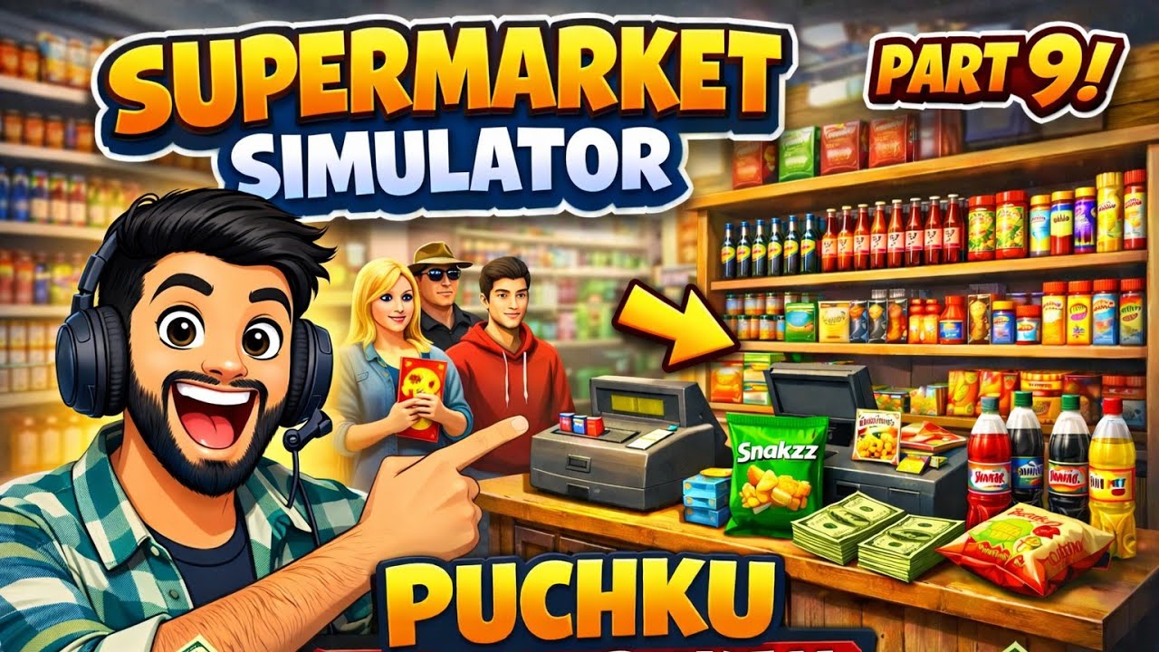 Puchku Bana Shopkeeper 🏪 | Supermarket Simulator #9 Funny Gameplay