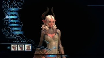 non-target MMORPG TERA character making