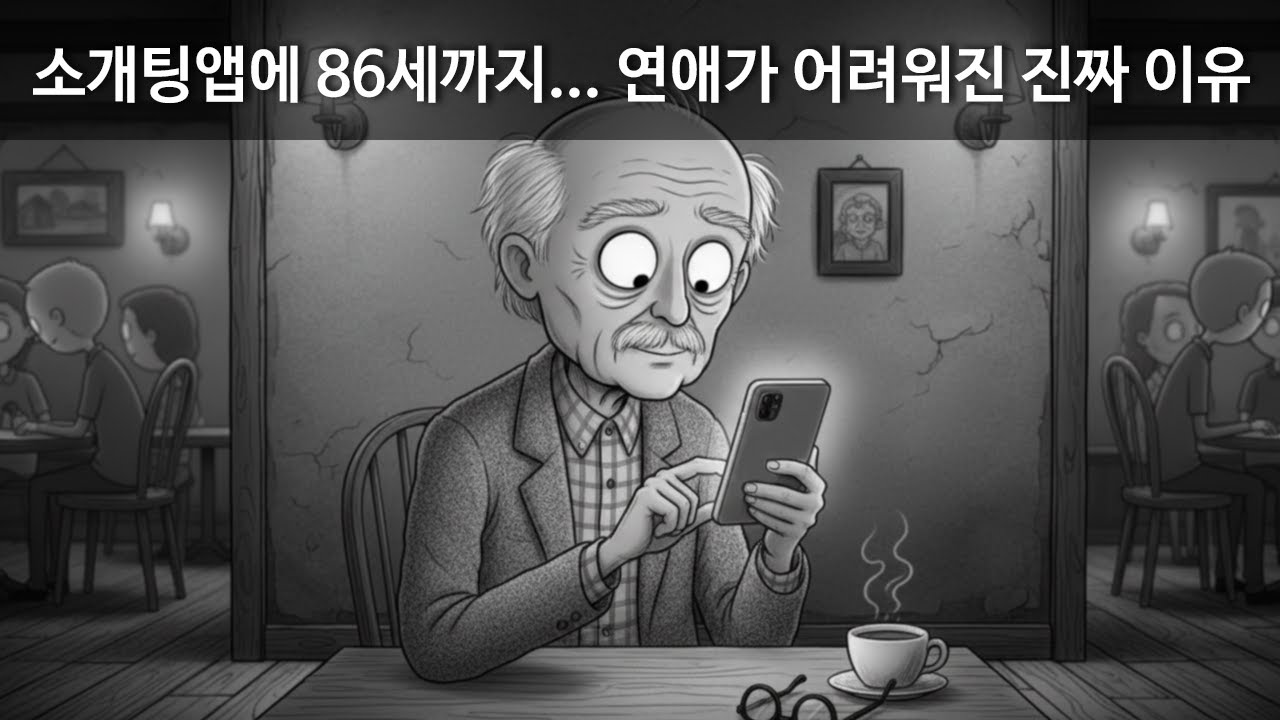 소개팅앱에 86세까지 들어왔다 : 연애가 어려워진 진짜 이유