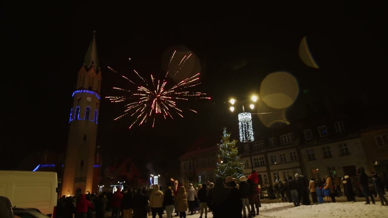 01.01.2026 Nowy Staw Pokaz pirotechniczny